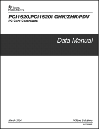 Click here to download PCI1520IPDV Datasheet