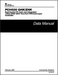 Click here to download PCI4520GHK Datasheet