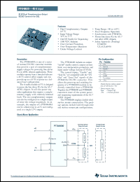 Click here to download PTB48600A Datasheet