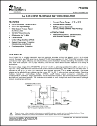 Click here to download PTH04070WAZ Datasheet