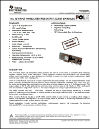 Click here to download PTV12020WAD Datasheet
