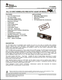 Click here to download PTV12020LAH Datasheet