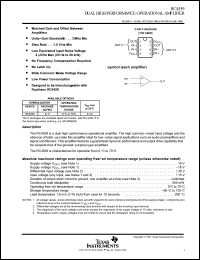 Click here to download RC4559PE4 Datasheet