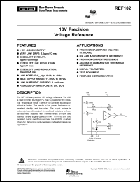 Click here to download REF102CP Datasheet