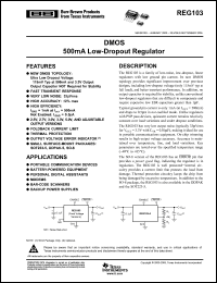 Click here to download REG103GA-3.3/2K5G4 Datasheet