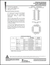 Click here to download SN74AC245DWRE4 Datasheet