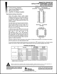 Click here to download SN74ACT373PWE4 Datasheet