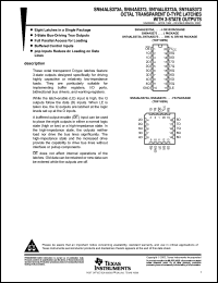 Click here to download SN74ALS373ANSRE4 Datasheet