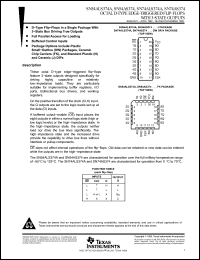 Click here to download SN74ALS374ANSRE4 Datasheet