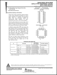 Click here to download SN74ALS563BNSR Datasheet