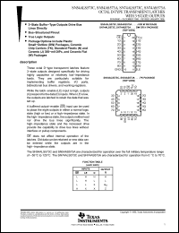 Click here to download SN74AS573ANE4 Datasheet