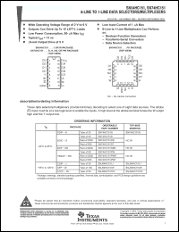 Click here to download SN74HC151DG4 Datasheet