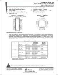 Click here to download SN74HC240PWT Datasheet