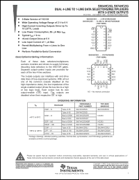 Click here to download SN74HC253NSR Datasheet