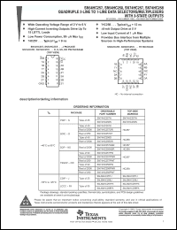 Click here to download SN74HC258PWT Datasheet