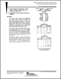 Click here to download SN7473N3 Datasheet