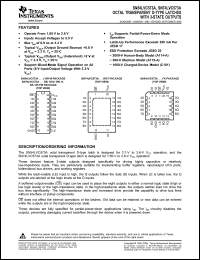 Click here to download SN74LVC573ANSRE4 Datasheet