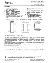 Click here to download SN74LVCH244ANSR Datasheet