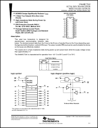 Click here to download SN64BCT245DWE4 Datasheet