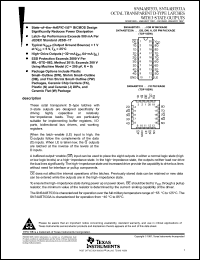 Click here to download SN74ABT533ADWRE4 Datasheet