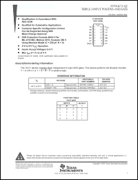 Click here to download SN74AC11-Q1 Datasheet
