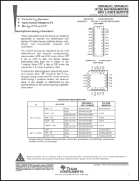 Click here to download SN74AC241NSR Datasheet