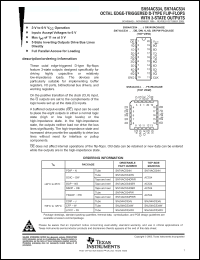 Click here to download SN74AC534PWE4 Datasheet