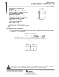 Click here to download SN74ACT00-Q1 Datasheet