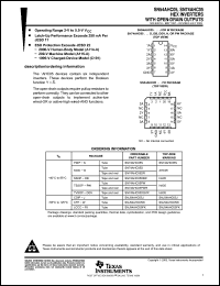 Click here to download SN74AHC05DBRE4 Datasheet