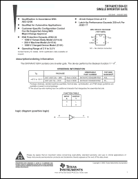 Click here to download SN74AHC1G04-Q1 Datasheet