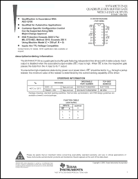 Click here to download SN74AHCT125QDRQ1 Datasheet