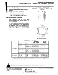 Click here to download SN74AHCT158DGVRE4 Datasheet