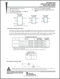 Click here to download SN74AHCT1G125DBVT Datasheet