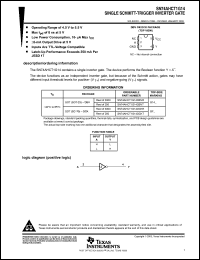 Click here to download 74AHCT1G14DBVRE4 Datasheet