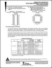 Click here to download SN74AHCT574DWRE4 Datasheet