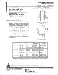 Click here to download SN74AHCT595DE4 Datasheet