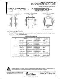 Click here to download SN74AHCT86NE4 Datasheet