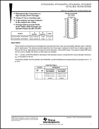 Click here to download SN74AS638ANE4 Datasheet