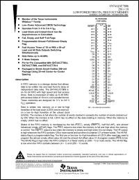 Click here to download SN74ALVC7806-25DLR Datasheet