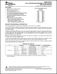 Click here to download SN74ALVCH374DBRE4 Datasheet