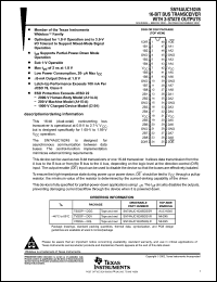 Click here to download AUC16245-1.8V Datasheet