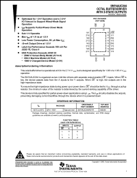 Click here to download SN74AUC244RGYRG4 Datasheet