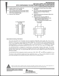 Click here to download SN74AVCH4T245DTE4 Datasheet