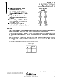 Click here to download SN74BCT25240DW Datasheet