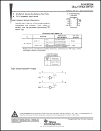 Click here to download SN74CBT3306DRE4 Datasheet