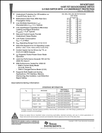 Click here to download SN74CBT3383CDGVRE4 Datasheet