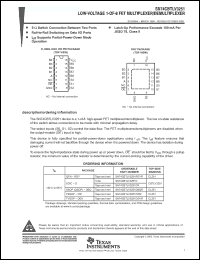 Click here to download 74CBTLV3251DGVRE4 Datasheet