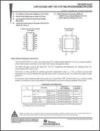 Click here to download SN74CBTLV3257PWG4 Datasheet