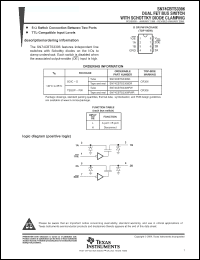 Click here to download SN74CBTS3306DRE4 Datasheet
