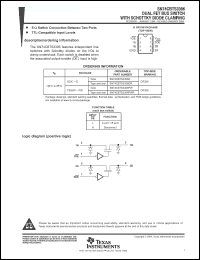 Click here to download SN74CBTS3306DE4 Datasheet